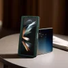 Nillkin Super Frosted Shield Fold tok Samsung Galaxy Z Fold 5 5G zöld (állványos) thumbnail