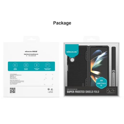 Nillkin Super Frosted Shield Fold tok Samsung Galaxy Z Fold 5 5G zöld (állványos) - 16