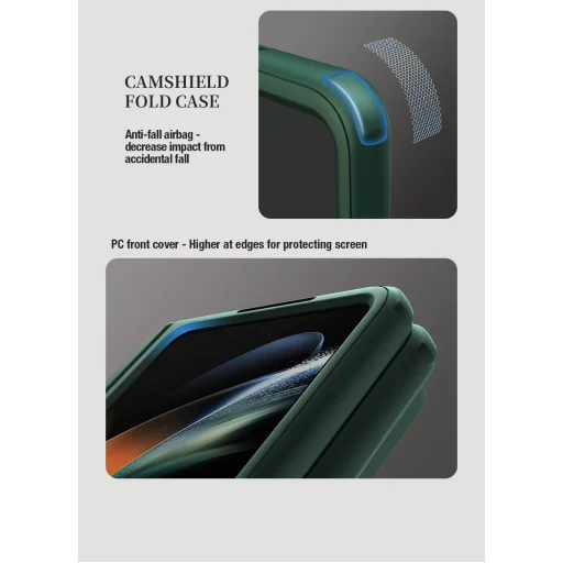 Nillkin CamShield Fold tok Samsung Galaxy Z Fold 5 5G zöld (tolltartóval) - 6