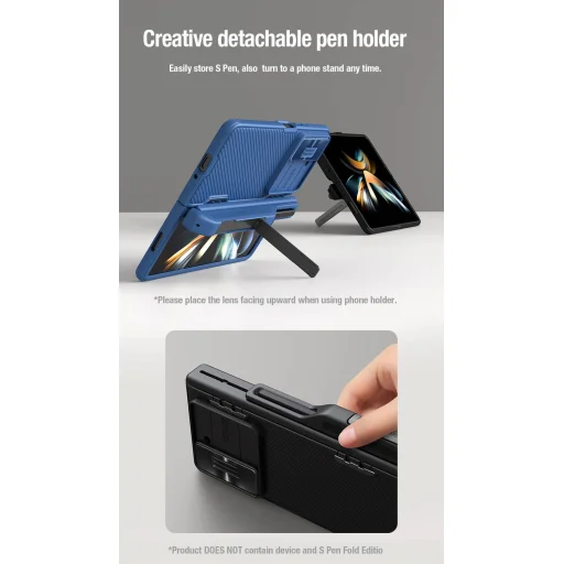 Nillkin CamShield Fold tok Samsung Galaxy Z Fold 5 5G zöld (tolltartóval) - 10