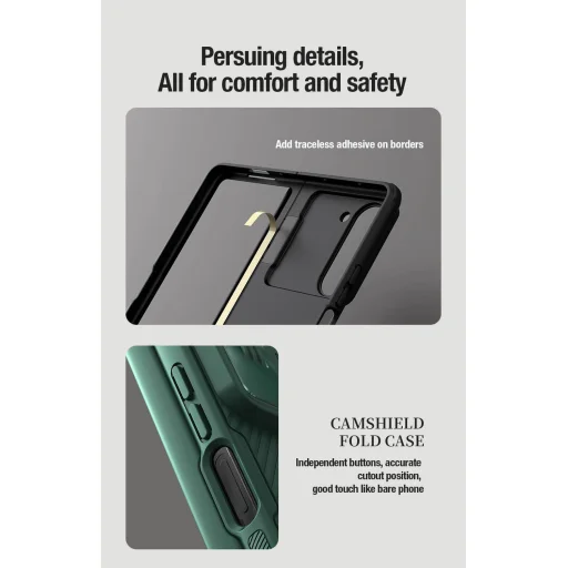 Nillkin CamShield Fold tok Samsung Galaxy Z Fold 5 5G zöld (tolltartóval) - 16