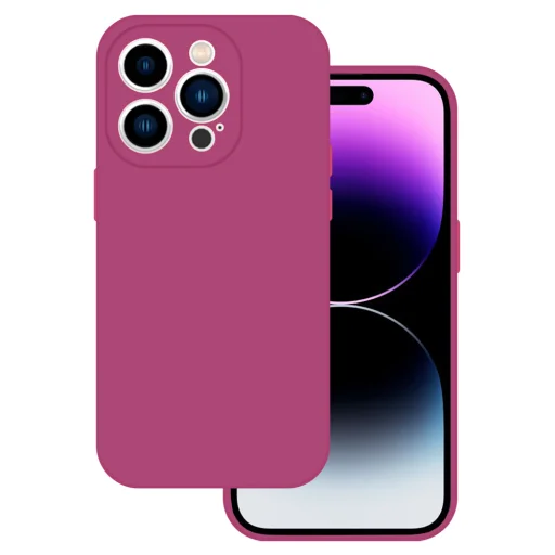 Tel Protect Silicone Premium iPhone 14 Pro tok málna - 1