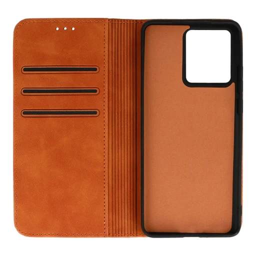 Wonder Prime fliptok Motorola Edge 40 Neo barna tok - 4