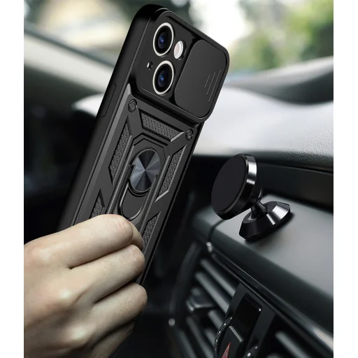 Slide Camera Armor tok Xiaomi Redmi Note 13 5G fekete - 11