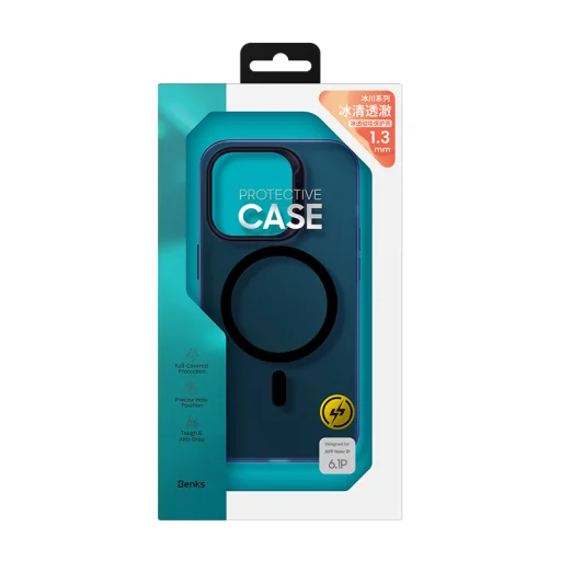  iPhone 15 Pro Max Fekete Benks Magnetic Lucid Armor tok - 15