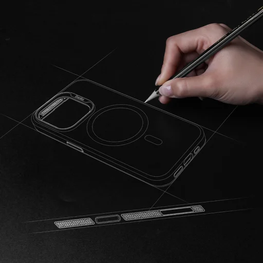  iPhone 15 Pro Max Fekete Benks Magnetic Lucid Armor tok - 7