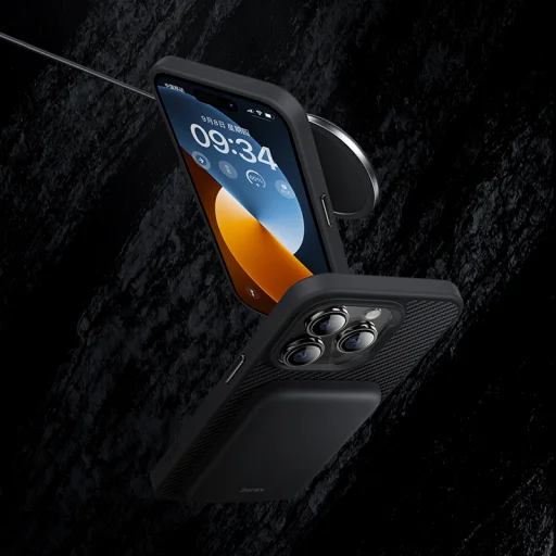  iPhone 14 Pro Fekete Benks Etui Magnetic Hybrid Armor Pro Kevlar 600D tok - 10