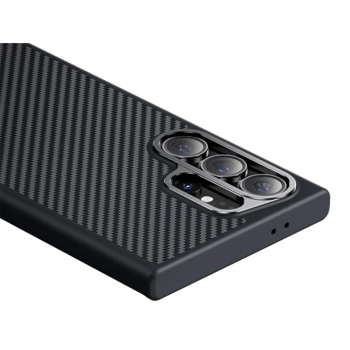  Samsung Galaxy S24 Ultra fekete Benks Etui Magnetic Hybrid Armor Pro 600D Kevlar tok - 7