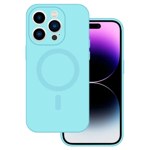 TEL PROTECT MagSilicone tok Iphone 11-hez világoskék színben - 1