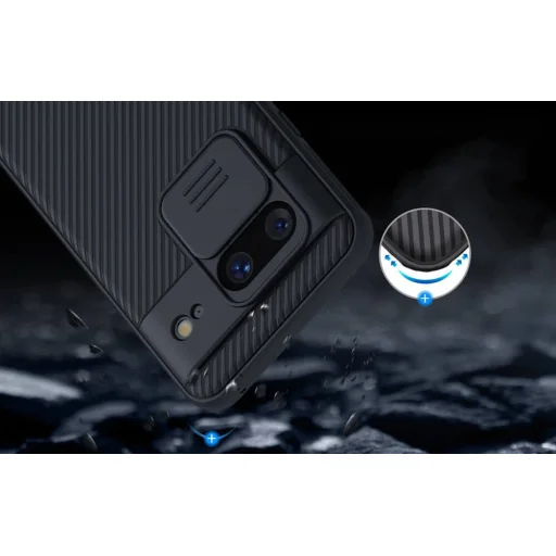 Google Pixel 8 Nillkin CamShield Pro tok fekete - 4