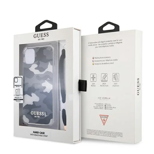 Original Case GUESS Camo GUHCN61KSARBK iPhone 11 tok - 5