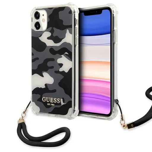 Original Case GUESS Camo GUHCN61KSARBK iPhone 11 tok - 1