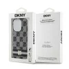 Original Case DKNY keménytok IML Checkered Mono Pattern & Printed Stripes MagSafe DKHMP14XHCPTSK iPhone 14 Pro Max fekete tok - 20