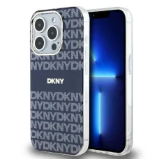 Original Case DKNY merev tok IML Mono & Stripe MagSafe DKHMP15LHRHSEB iPhone 15 Pro kék tok