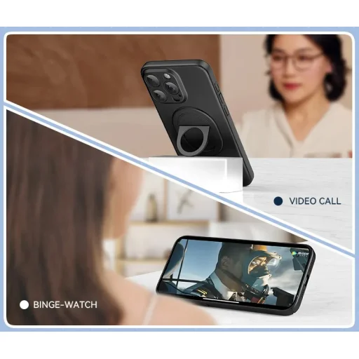 Tel Protect Magnetic Elipse tok iPhone 15 Plus szürke - 11