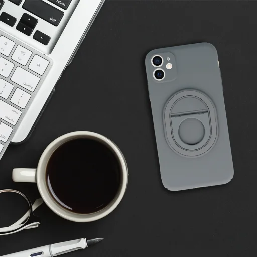 Tel Protect Magnetic Elipse tok iPhone 11 szürke - 6