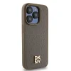 Original Case DKNY hardcase bőr Monogram mintás Fém Logó MagSafe DKHMP15XPSHRPSW tok iPhone 15 Pro Max barna - 4