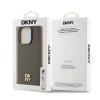 Original Case DKNY hardcase bőr Monogram mintás Fém Logó MagSafe DKHMP15XPSHRPSW tok iPhone 15 Pro Max barna - 8