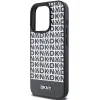 Original Case DKNY keménytok bőr nyomtatott mintával fém logóval MagSafe DKHMP15XPSOSPK iPhone 15 Pro Max fekete tok thumbnail