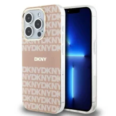 Original Case DKNY hardcase IML Mono & Stripe MagSafe DKHMP15LHRHSEP tok iPhone 15 Pro rózsaszín