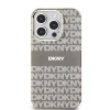 Original Case DKNY hardcase IML Mono & Stripe MagSafe DKHMP15LHRHSEE iPhone 15 Pro tok, beige - 3