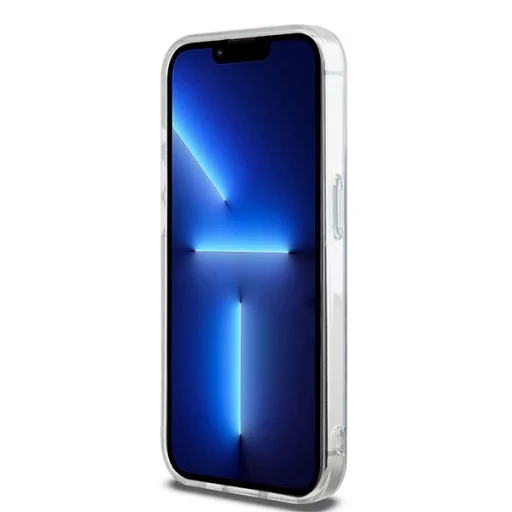 Eredeti DKNY keménytok IML Mono & Stripe MagSafe DKHMP14XHRHSEK iPhone 14 Pro Max-hoz fekete tok - 5