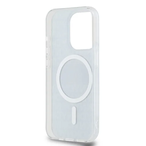 Eredeti DKNY keménytok IML Mono & Stripe MagSafe DKHMP14XHRHSEK iPhone 14 Pro Max-hoz fekete tok - 7