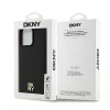Original Case DKNY hardcase Leather Monogram Pattern Metal Logo MagSafe DKHMP15XPSHRPSK iPhone 15 Pro Max tok fekete - 8