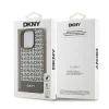 Eredeti DKNY hardcase bőr nyomott mintás fém logóval MagSafe DKHMP15XPSOSPW iPhone 15 Pro Max tok barna - 8
