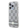 Original Case DKNY hardcase IML Checkered Mono Pattern & Printed Stripes MagSafe DKHMP15XHCPTSE tok iPhone 15 Pro Max-hoz beige - 2