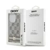 Original Case DKNY hardcase IML Checkered Mono Pattern & Printed Stripes MagSafe DKHMP15XHCPTSE tok iPhone 15 Pro Max-hoz beige - 8