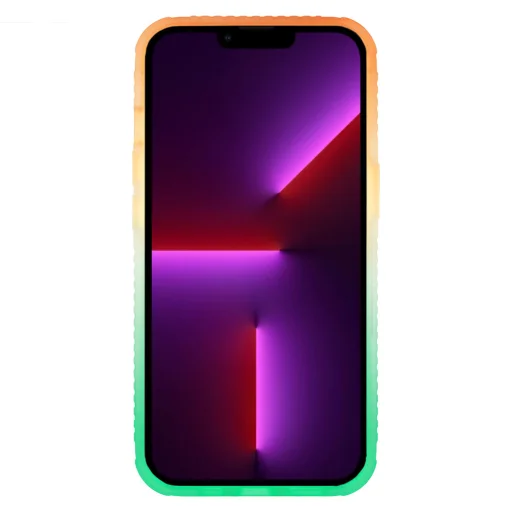 IDEAR tok W15 iPhone 14 Plus narancssárga-menta - 4