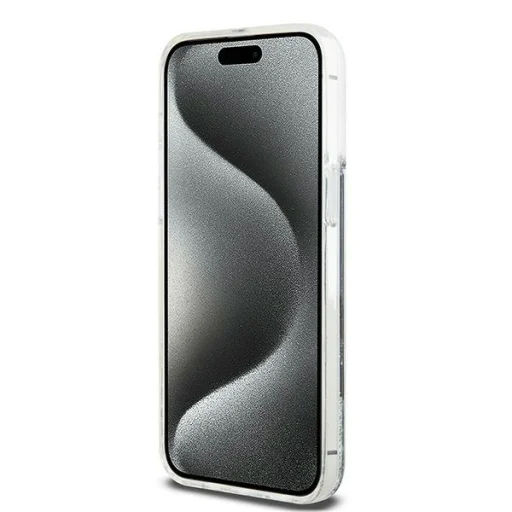 Eredeti DKNY kemény tok folyékony csillogás nagy logóval DKHCP13XLBNAEK iPhone 13 Pro Max fekete tok - 5