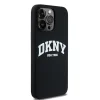 Eredeti tok DKNY Liquid Silicone kemény tok Fehér Nyomtatott Logóval MagSafe DKHMP15XSNYACH iPhone 15 Pro Max fekete - 4