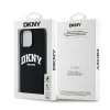 Eredeti tok DKNY Liquid Silicone kemény tok Fehér Nyomtatott Logóval MagSafe DKHMP15XSNYACH iPhone 15 Pro Max fekete - 8