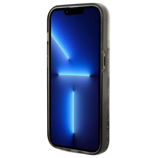 Original Pouch KARL LAGERFELD keménytok Liquid Glitter Choupette KLHCP14LLKCNSK iPhone 14 Pro tok Átlátszó - 5