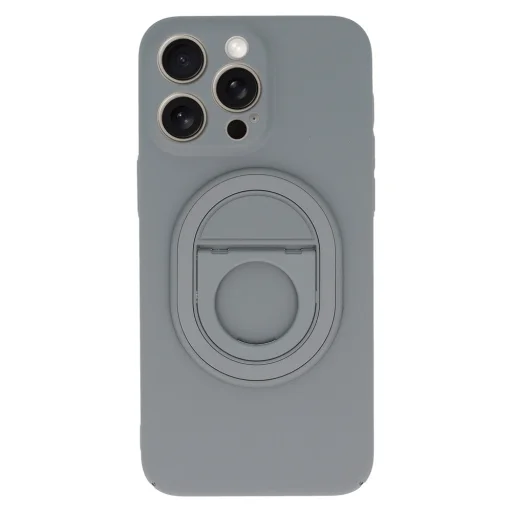 Tel Protect Magnetic Elipse iPhone 15 Pro tok szürke - 2