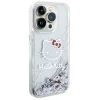 Eredeti HELLO KITTY kemény tok Liquid Glitter Charms Kitty Head HKHCP14XLIKHET iPhone 14 Pro Max ezüst tok thumbnail