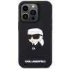 Original Pouch KARL LAGERFELD hardcase Rubber Ikonik 3D KLHCP14L3DRKINK tok for Iphone 14 Pro Black thumbnail