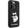 Original Pouch KARL LAGERFELD hardcase Rubber Choupette 3D KLHCP14L3DRKHNK tok iPhone 14 Pro készülékhez fekete thumbnail