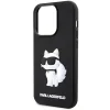 Original Pouch KARL LAGERFELD hardcase Rubber Choupette 3D KLHCP14L3DRKHNK tok iPhone 14 Pro készülékhez fekete thumbnail