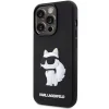 Original Pouch KARL LAGERFELD hardcase Rubber Choupette 3D KLHCP14L3DRKHNK tok iPhone 14 Pro készülékhez fekete thumbnail