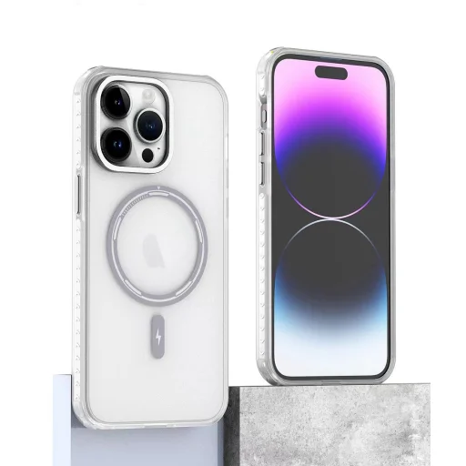 Liavec Smooth Feeling Magsafe tok iPhone 15 Plus fehér - 6