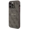 Original Case GUESS Hardcase 4G Collection Leather Metal Logo MagSafe GUHMP13LG4GFRW tok iPhone 13 Pro barna thumbnail