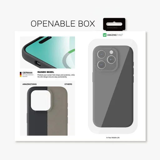 Amazing Thing Smoothie Magsafe tok 8FT IP156.7SMBK iPhone 15 Plus fekete - 10