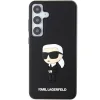 Eredeti Pouch KARL LAGERFELD kemény tok 3D Rubber Ikonik KLHCS24S3DRKINK Samsung Galaxy S24 fekete tok thumbnail
