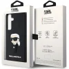 Eredeti Pouch KARL LAGERFELD kemény tok 3D Rubber Ikonik KLHCS24S3DRKINK Samsung Galaxy S24 fekete tok thumbnail
