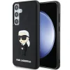 Eredeti Pouch KARL LAGERFELD kemény tok 3D Rubber Ikonik KLHCS24S3DRKINK Samsung Galaxy S24 fekete tok thumbnail