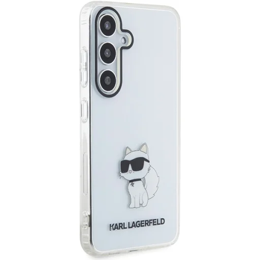 Samsung Galaxy S24 Original Pouch KARL LAGERFELD fliptok IML Choupette KLHCS24SHNCHTCT tok áttetsző - 4