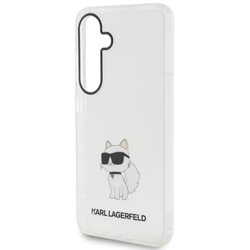 Samsung Galaxy S24 Original Pouch KARL LAGERFELD fliptok IML Choupette KLHCS24SHNCHTCT tok áttetsző - 6